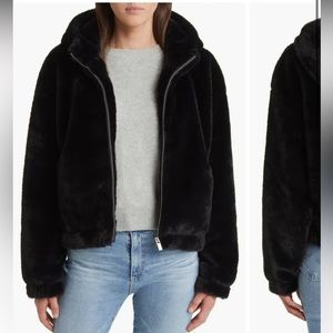 UGG Mandy Faux Fur hooded jacket NWOT